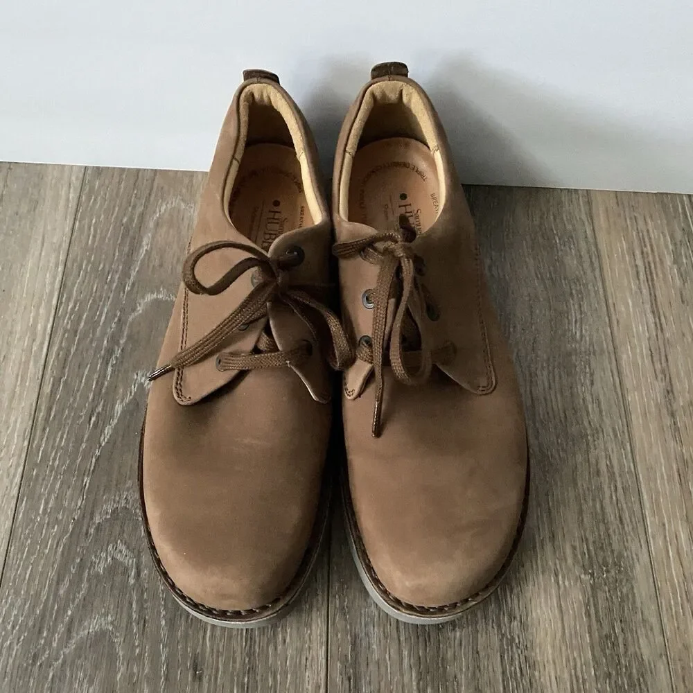 Samuel Hubbard Free Shoes Mens 10 Brown Nubuck Leather Oxford Vibram Comfort